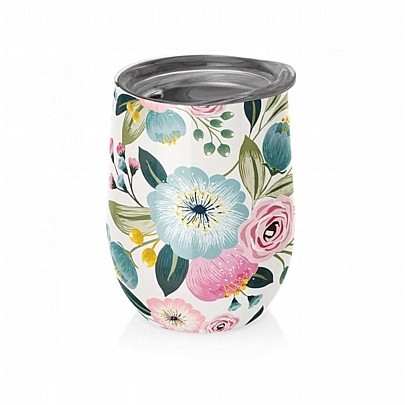 Κούπα-Θερμός - Pastel Flowers (420ml) - Chic·Mic Κούπα-Θερμός - Pastel Flowers (420ml) - Chic·Mic