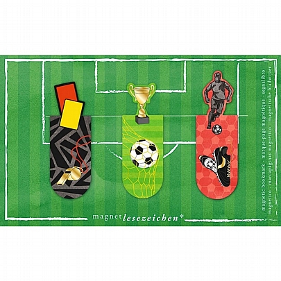 Μαγνητικοί σελιδοδείκτες - Football Fan (3τμχ.) - Moses