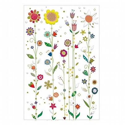 Ευχετήρια Κάρτα με Θήκη για χρήματα & Φάκελο - Λουλούδια (9x13) - FunCreations