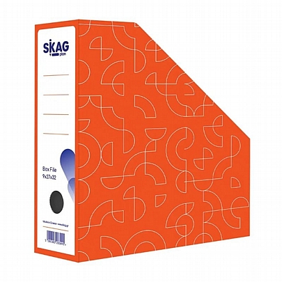 Χάρτινο Κουτί Κοφτό Γωνία - Πορτοκάλι - Skag