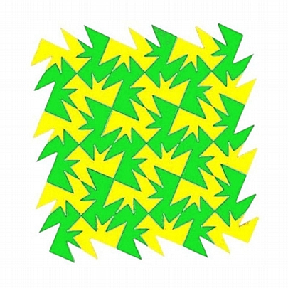 Wizzle Μαθηματικό Παζλ - Geo7 Πράσινο & Κίτρινο (40κ.) - Isometricks