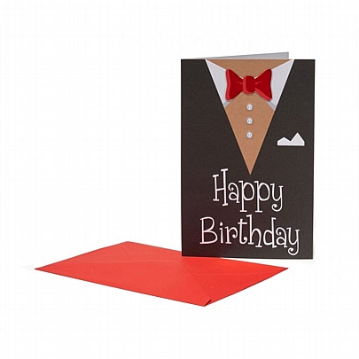 Ευχετήρια κάρτα με Φάκελο - Happy Birthday (Smoking/11.5x17) - Legami