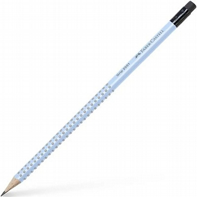 Μολύβι με σβήστρα Sky Blue (ΗΒ) - Faber-Castell Grip 2001