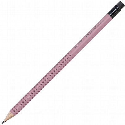 Μολύβι με σβήστρα Shadow Pink (ΗΒ) - Faber-Castell Grip 2001