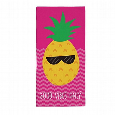 Πετσέτα θαλάσσης - Pineapple (85x180εκ.) - Puckator