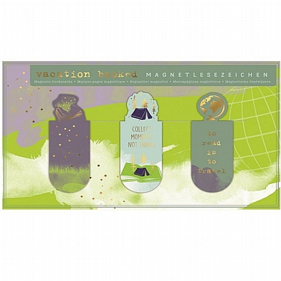 Μαγνητικοί σελιδοδείκτες - Vacation Booked (3τμχ.) - Moses