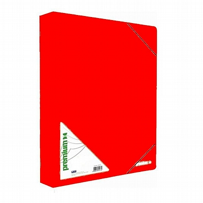 Κουτί με λάστιχο - Premium Κοκκίνο (25x35x3) - A&G