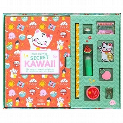 Φτιάχνω το Δικό μου Μυστικό Σημειωματάριο - Kawaii (15x21.5) - Auzou