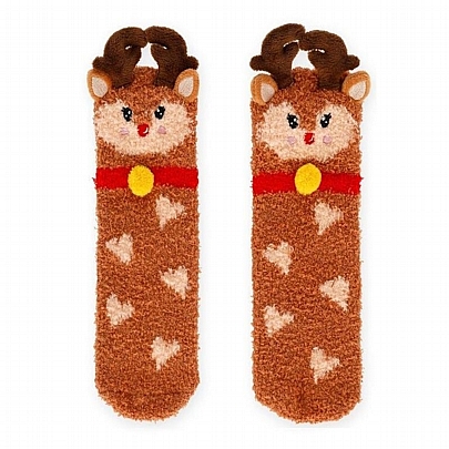 Χριστουγεννιάτικες Αντιολισθητικές κάλτσες - Reindeer (No.35-42) - Legami