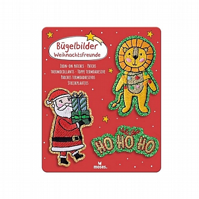 Διακοσμητικά υφασμάτων - Santa Claus (3τμχ.) - Moses