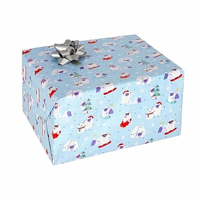 Χριστουγεννιάτικο Χαρτί περιτυλίγματος - Yeti (2m x 70cm) - Legami