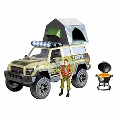Camper Jeep 1:16 (Με ήχο, Φως & Κίνηση μέσω Τριβής) - Metropoli