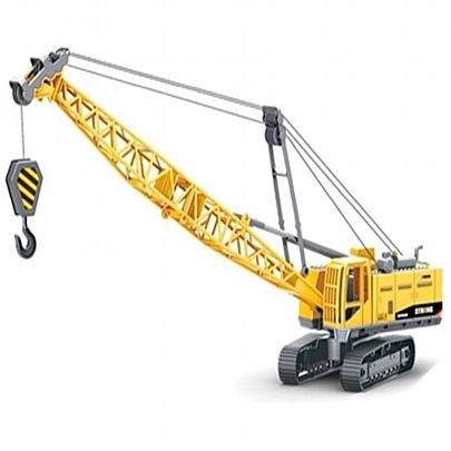 Γερανός Κίτρινος 1:16 (Με ήχο, Φως & Κίνηση μέσω Τριβής) - Metropoli