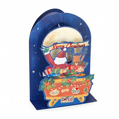 Χριστουγεννιάτικη κάρτα Pop up με Φάκελο - Merry Christmas (Έλκηθρο/12x17) - Legami Χριστουγεννιάτικη κάρτα Pop up με Φάκελο - Merry Christmas (Έλκηθρο/12x17) - Legami