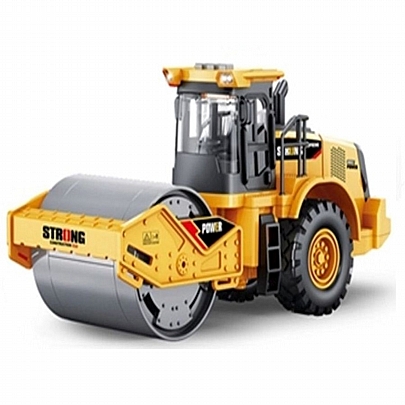 Οδοστρωτήρας Κίτρινος 1:16 (Με ήχο, Φως & Κίνηση μέσω Τριβής) - Metropoli Οδοστρωτήρας Κίτρινος 1:16 (Με ήχο, Φως & Κίνηση μέσω Τριβής) - Metropoli