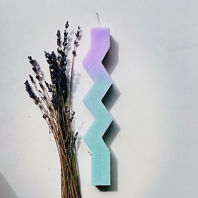 Πασχαλινή χειροποίητη λαμπάδα Αρωματική (24εκ.) - Mermaid