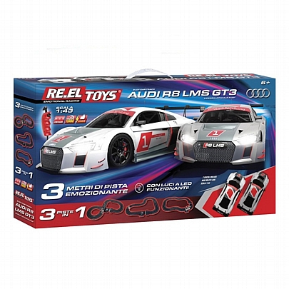 Ηλεκτρική Πίστα & 2 Αυτοκινητάκια (1/43) - Audi R8 LMS GT3 - Re.el Toys Ηλεκτρική Πίστα & 2 Αυτοκινητάκια (1/43) - Audi R8 LMS GT3 - Re.el Toys