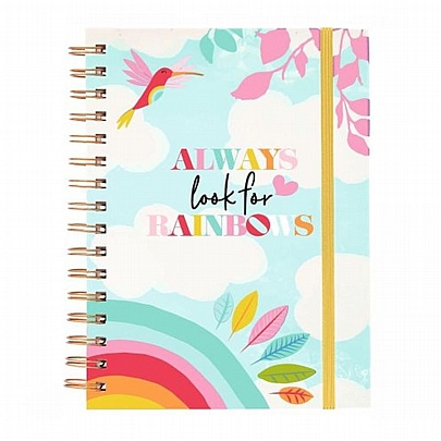 Σπιράλ Σημειωματάριο με Κουκκίδες - Lovely Planet (16x21) - Moses