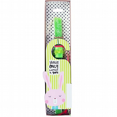 Πασχαλινή Λαμπάδα Αρωματική Λαχανί (30εκ.) - Κρεμαστή Πινακίδα Πόρτας: Κουνελάκι