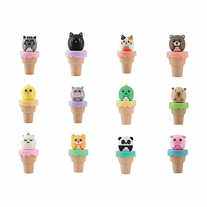 Φωσφορούχα μαρκαδοράκια υπογραμμίσεως Mini - Ζωάκια - iTotal 