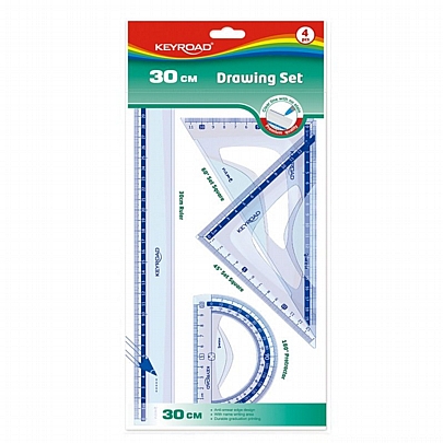 Σετ Γεωμετρικών Οργάνων (4τμχ./30εκ.) - Keyroad