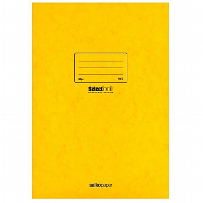 Τετράδιο Ριγέ Γραφής Α4 - Κίτρινο (40Φ./80gr) - Salkopaper