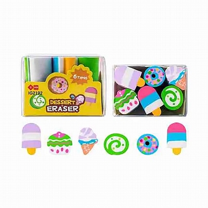 Σετ σβήστρες - Παγωτά (6τμχ.) - iiGEN