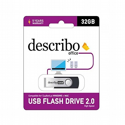 Usb flash drive 2.0 (32GB) - Black - Describo