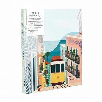 Ζωγραφική με Αριθμούς σε Καμβά - Lisbon Tram - La Petite