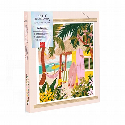 Diamond Painting: Κολάζ με Στρας - Surfboards - La Petite