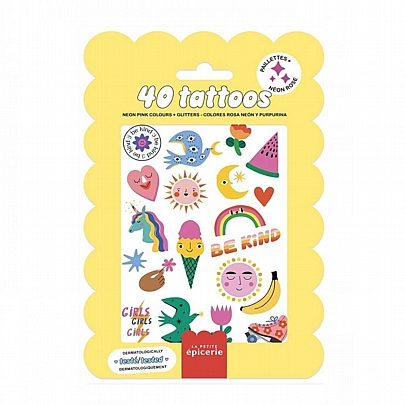 Τατουάζ για παιδιά με glitter εφέ - California Dream - La Petite