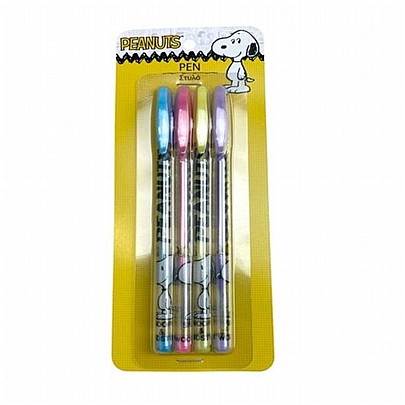 Σετ Στυλό (4τμχ./0.5mm) - Peanuts Friends - Back Me Up