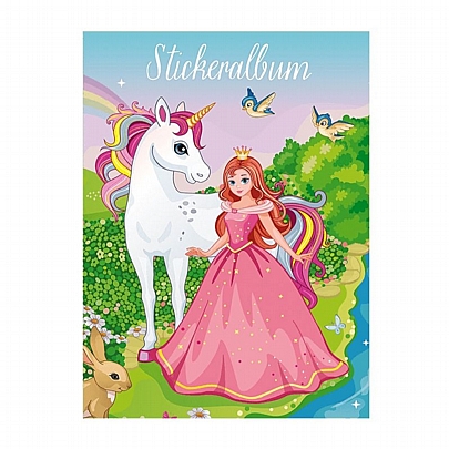 Άλμπουμ για αυτοκόλλητα - Princess (8Φ.) - Bsb