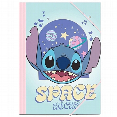 Πλαστικός φάκελος με λάστιχο - Lilo & Stitch Space Rocks (25x34) - Must