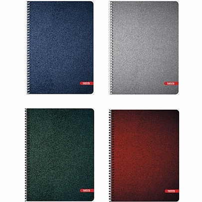 Τετράδιο σπιράλ Β5 - 3 θέματα Jeans (90Φ.) - Tettris