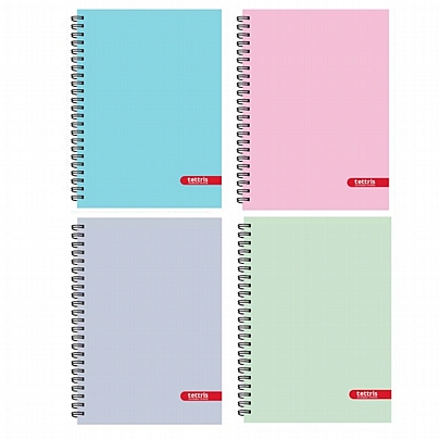 Σπιράλ Σημειωματάριο Ριγέ 12x17 - Pal (50Φ.) - Tettris