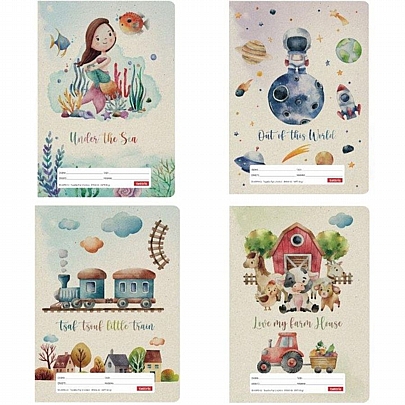 Τετράδιο Ριγέ B5 - My Little World (40Φ./80gr) - Tettris