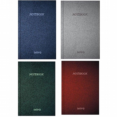 Τετράδιο Ραφτό Ριγέ Α4 με Σκληρό εξώφυλλο - Notebook (21x29) - Tettris