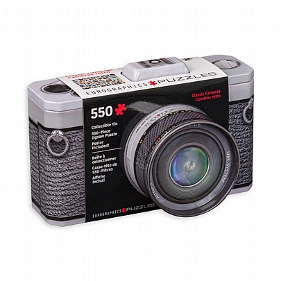 Παζλ σε Μεταλλικό Κουτί - Classic Camera (550κ.) - Eurographics