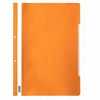 Ντοσιέ με έλασμα PP & τρύπες - Πορτοκάλι (23x31) - +Efo