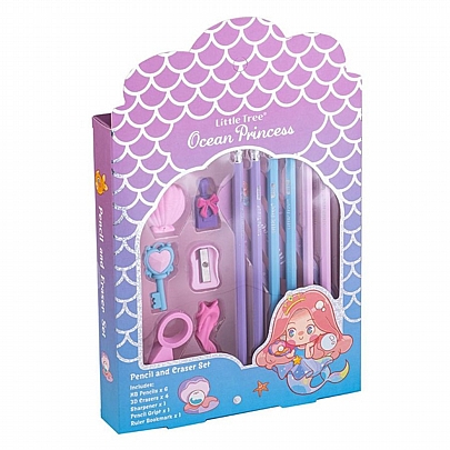 Σετ γραφικής ύλης - Ocean Princess (13τμχ.) - Little Tree