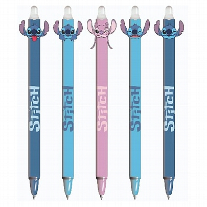 Στυλό που σβήνει με κουμπί Lilo & Stitch - Μπλε (0.7mm) - Pyramid