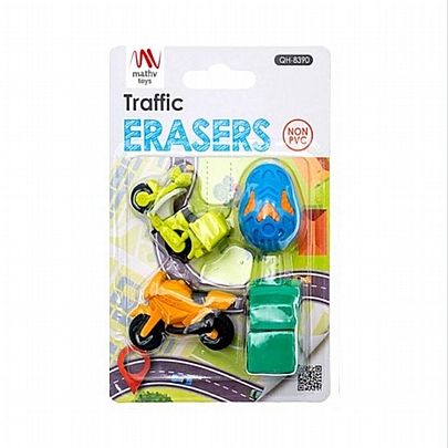 Σετ σβήστρες - Μηχανές (4τμχ.) - Qihao