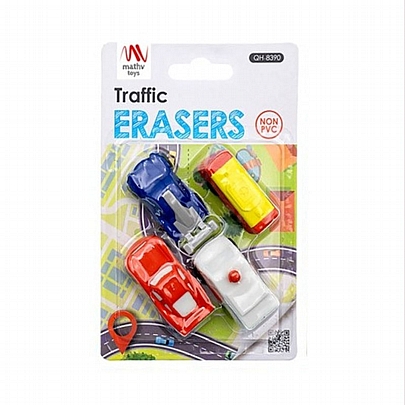 Σετ σβήστρες - Αμαξάκια (4τμχ.) - Qihao