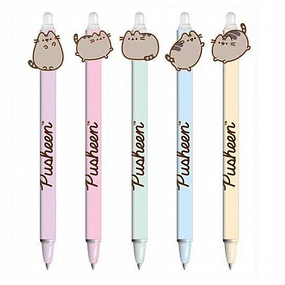 Στυλό που σβήνει με κουμπί Pusheen - Μπλε (0.7mm) - Pyramid