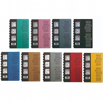 Τετράδιο σπιράλ A4 - 2 θέματα Magic Clips Prespan (60Φ.) - A&G