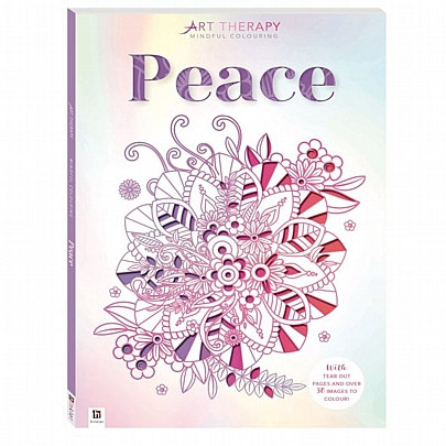 Art Therapy Mindful Colouring: Peace (Βιβλίο ζωγραφικής)