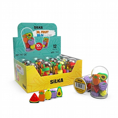 Σετ σβήστρες - Fruits (10τμχ.) - Silka Silgi