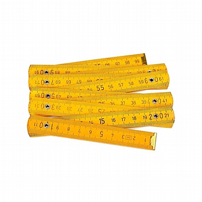 Ξύλινο Μέτρο Σπαστό (1m) - +Efo