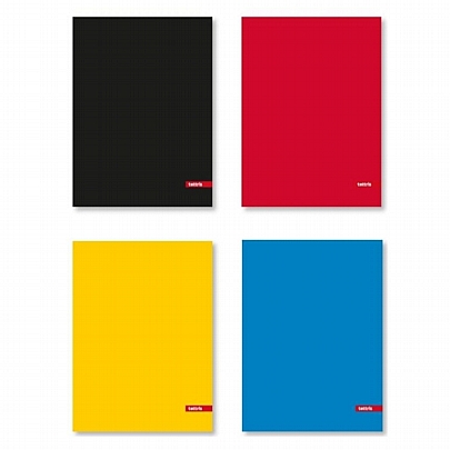 Ραφτό Τετράδιο με ευρετηρίαση & μαλακό εξώφυλλο Ριγέ Β5 (64Φ.) - 2 Θέματα Classic Colours - Tettris